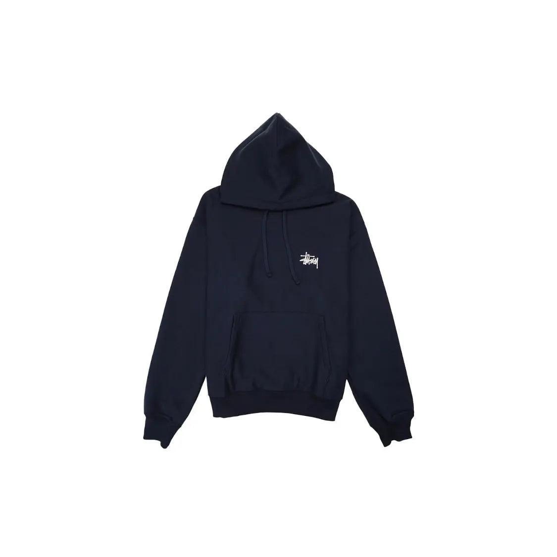 Sweat à Capuche Basic Hoodie coloris bleu marine blanc - REIMÉ