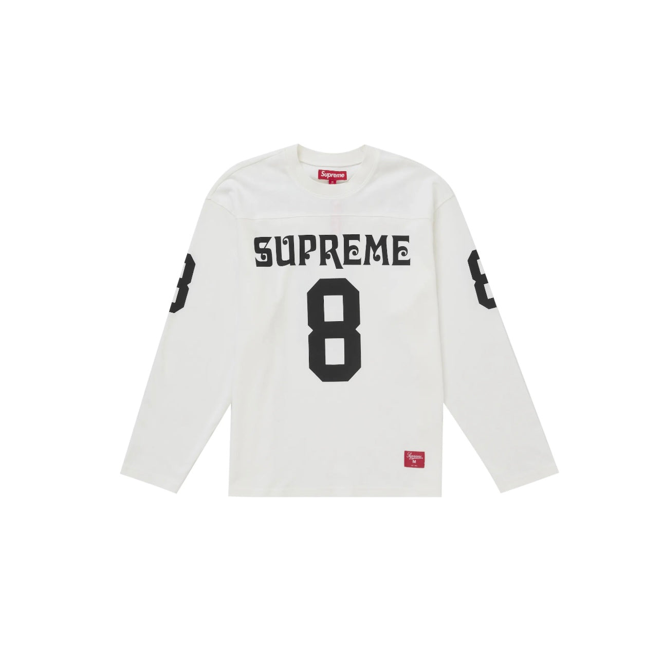 Maillot de Football à manches longues Affiliated 8 Tee coloris Blanc