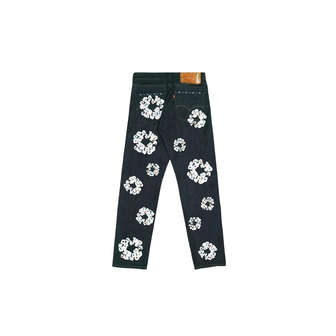 Jean 501 x Cotton Wreath en Denim coloris Bleu Brut - REIMÉ