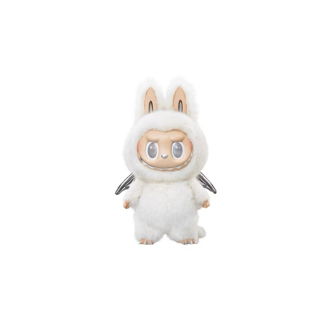 Labubu The Monsters Figurine Zimomo Angel in Clouds coloris Blanc
