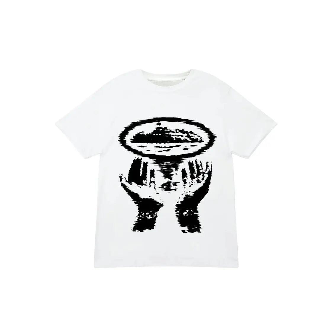 T-shirt Vortex Mains Tee coloris blanc - REIMÉ