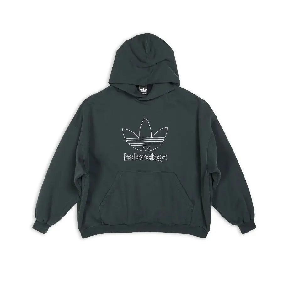 Hoodie Large Fit vert gris (M) - REIMÉ