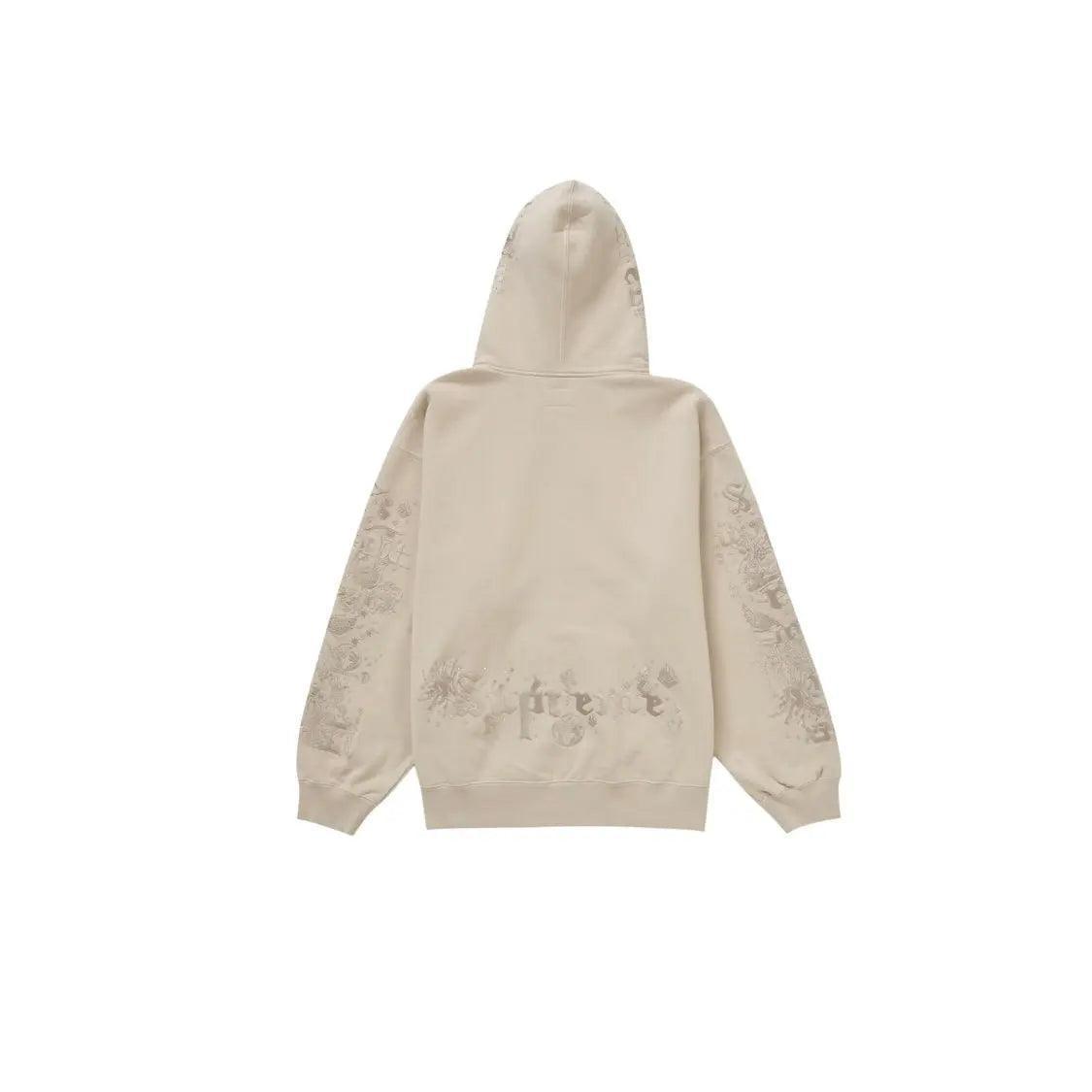 Veste AOI Zipé Hooded Sweat-shirt coloris crème naturel - REIMÉ