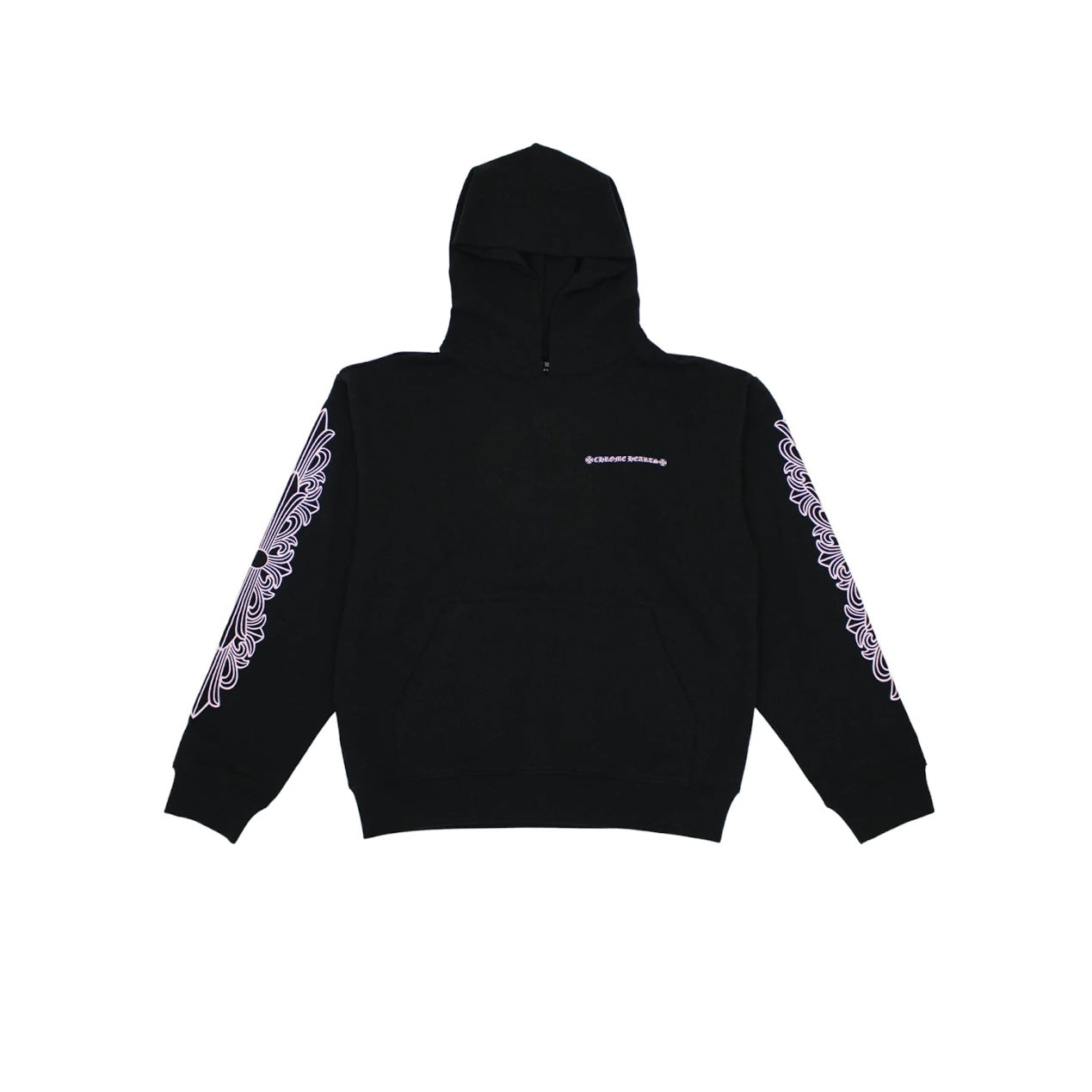 Sweat à Capuche CH Matty Boy U.S.A Hoodie Noir épaules Rose - REIMÉ