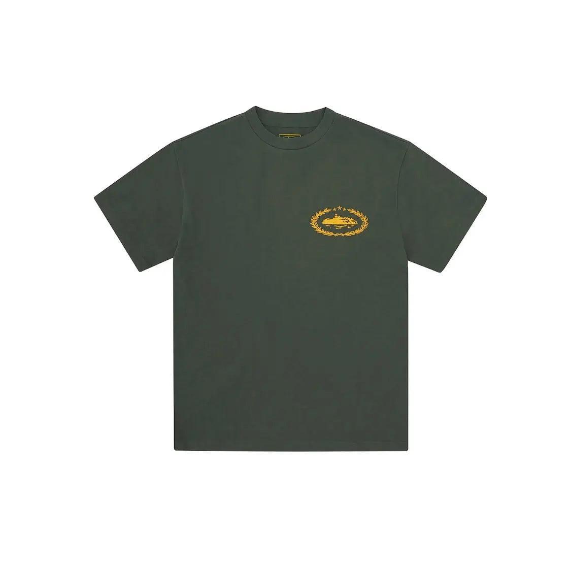 T-shirt Royale Crtz Heavyweight Tee coloris Jaune/Vert - REIMÉ