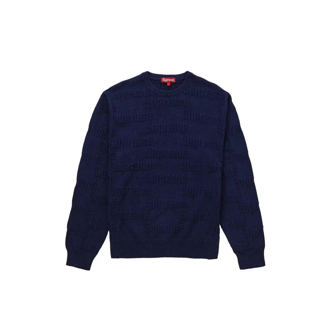 Pull Raised Logo Sweater coloris bleu navy - REIMÉ
