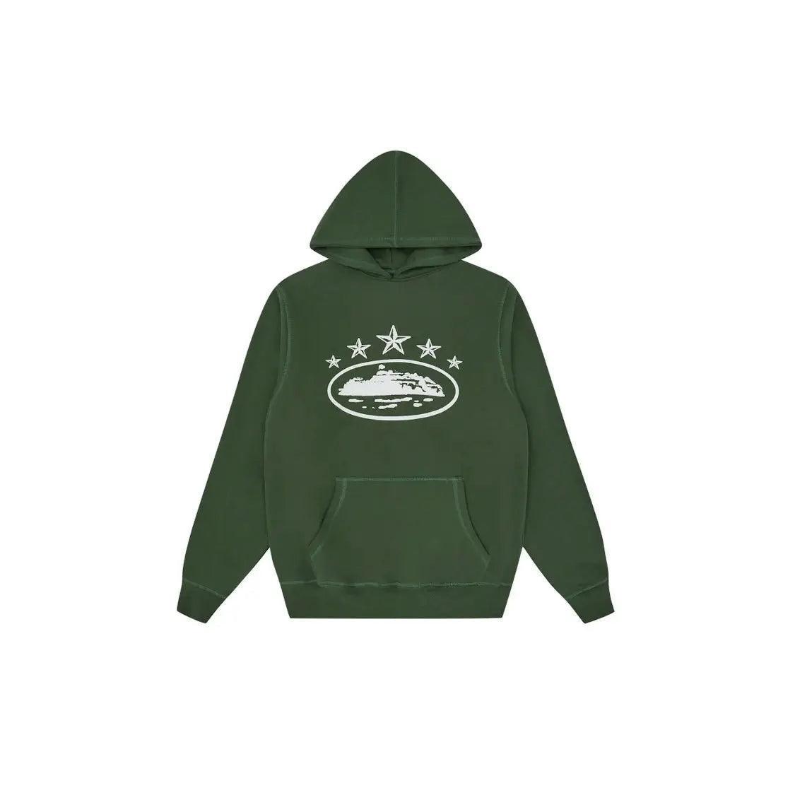 Sweat à Capuche 5 Starz Alcatraz Hoodie coloris vert forêt - REIMÉ