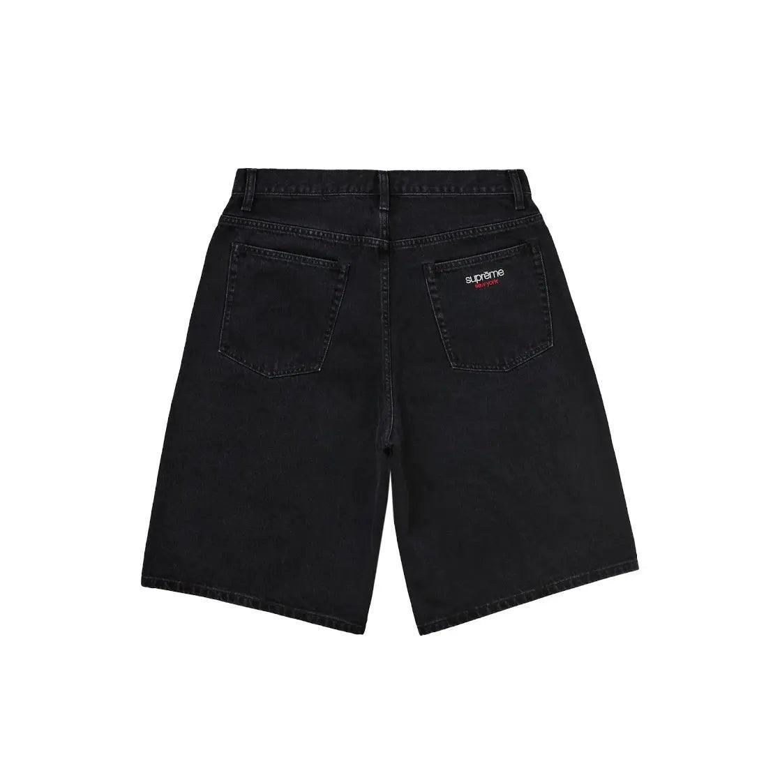 Short en Jean Baggy Denim Short coloris Noir - REIMÉ