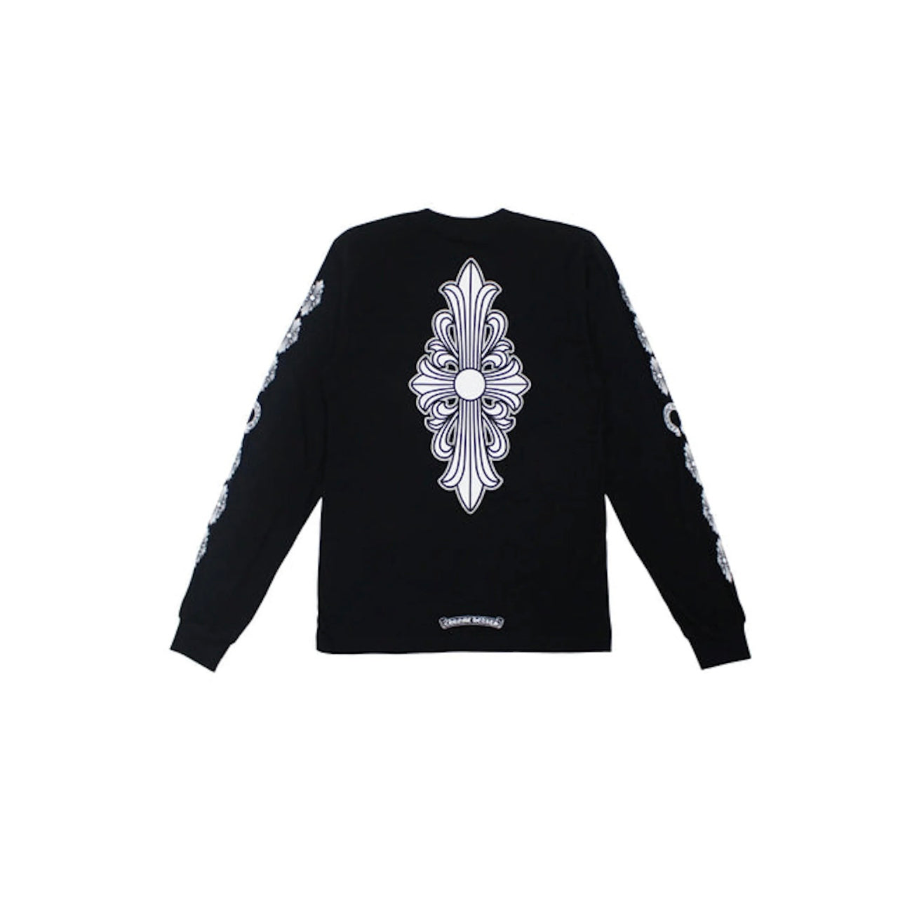 Longsleeve CH Croix de Fleur Noir - REIMÉ