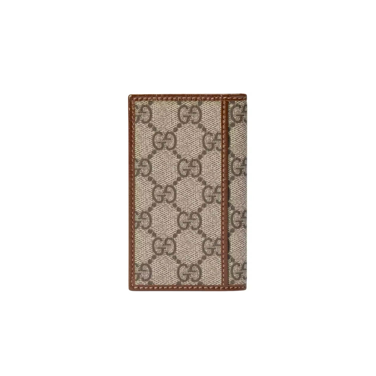 Porte-Cartes GG initiales imbriquées coloris Beige/ébène