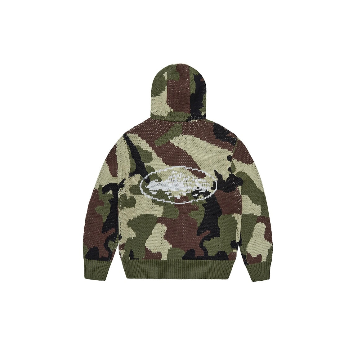 Veste Alcatraz motifs Camouflage Heavy Knit Zip Hoodie