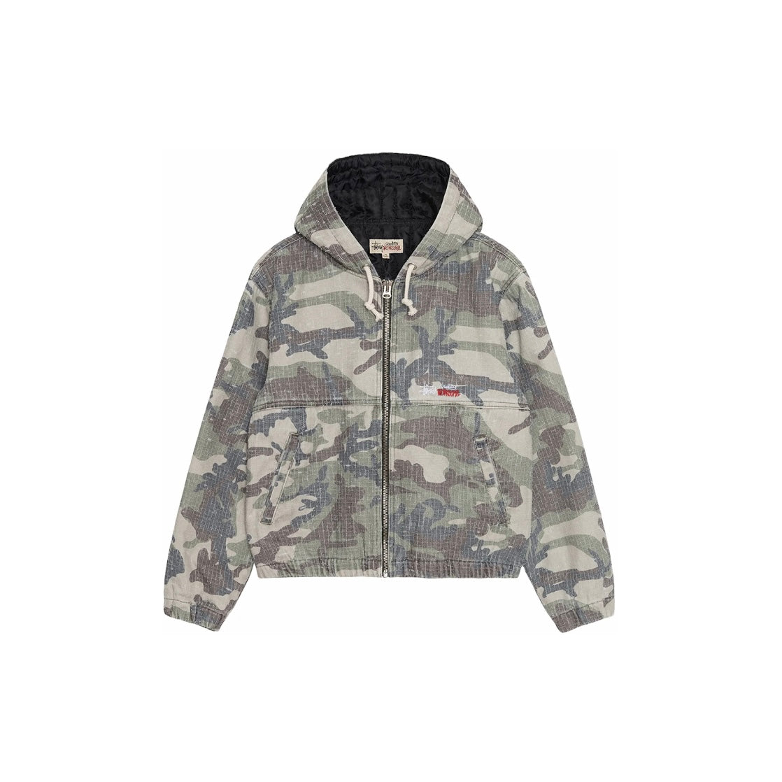 Veste à motifs Camouflage Needlepunch Woodland coloris Blanc - REIMÉ