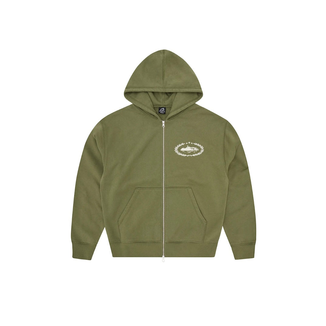 Veste Superior Royale Zip Hoodie coloris Olive