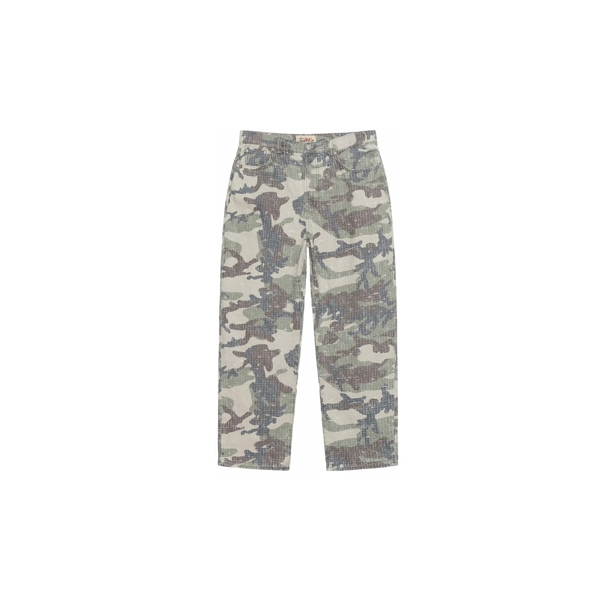 Jean Big Ol’ Camouflage Toile Woodland Crème et Gris - REIMÉ