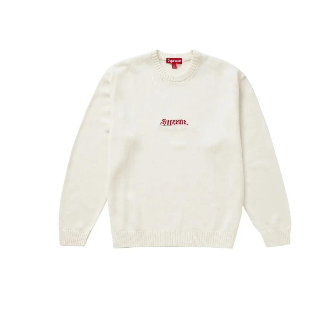 Pull Sweater style Old English coloris Ivoire - REIMÉ