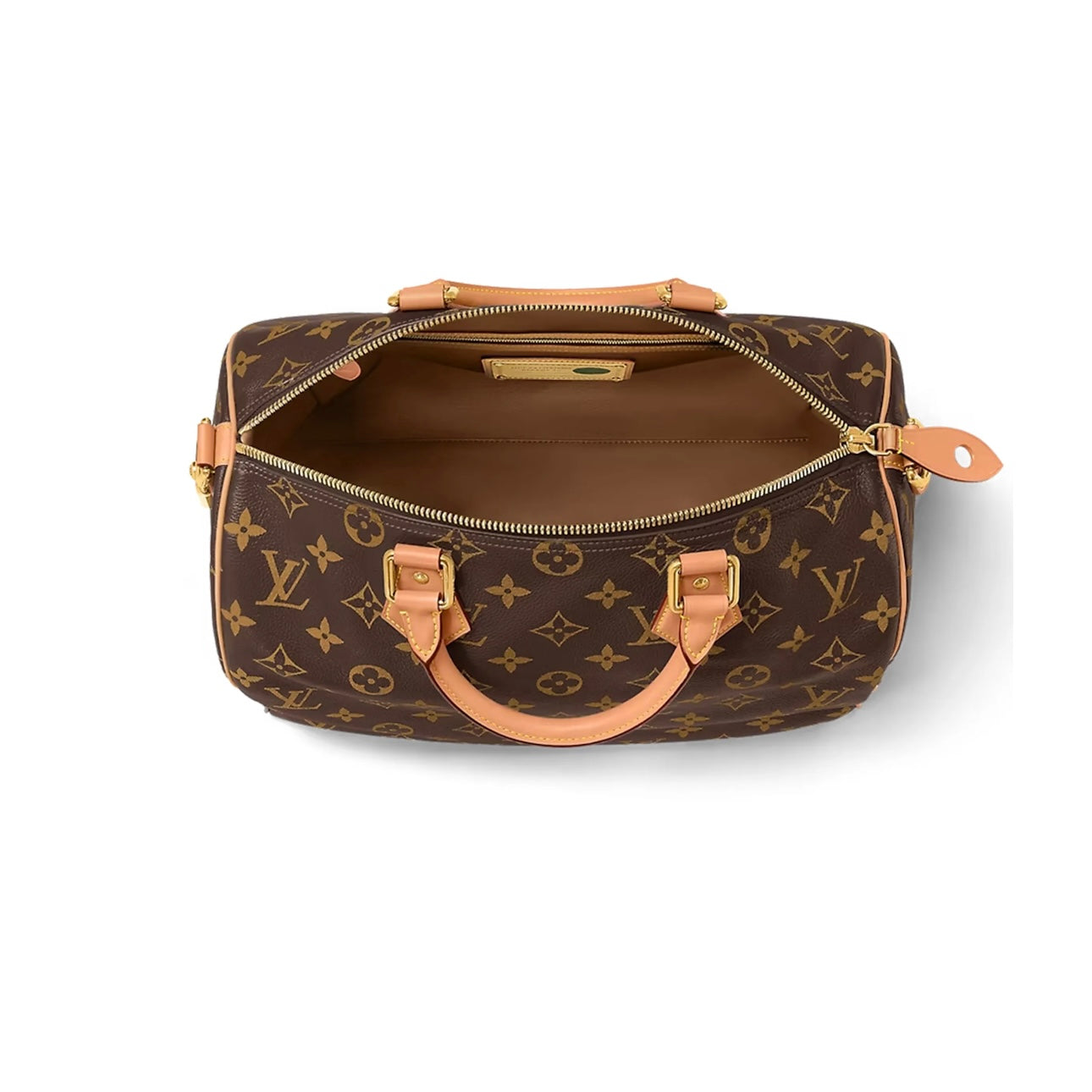 Sac à Bandouilère Speedy P9 40 Monogramme en Cuir Marron