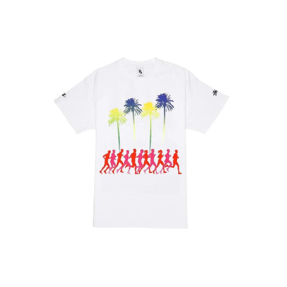 T-shirt Sapins Douglas Aux Palmiers Jaune et Vert - REIMÉ
