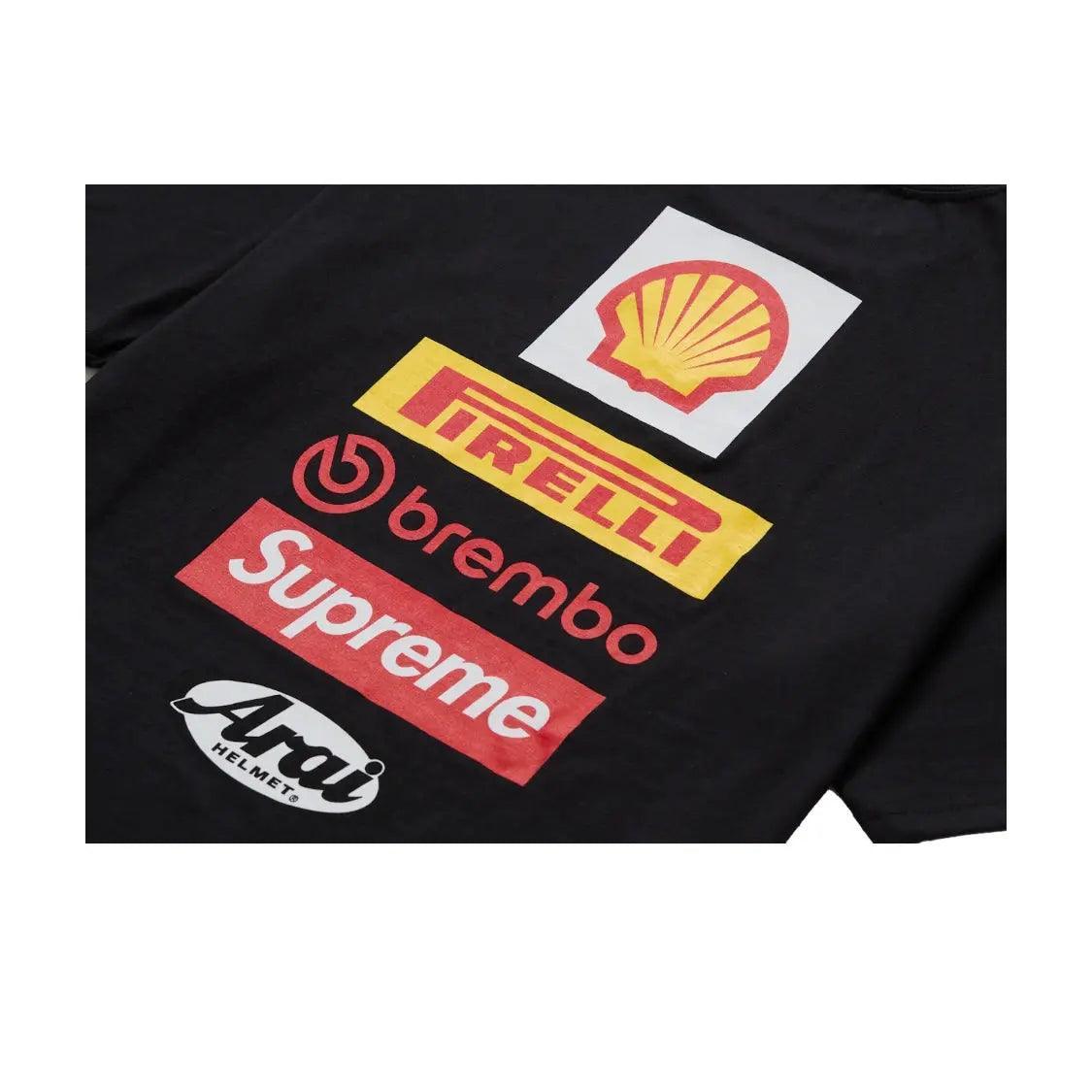 T-shirt de moto Ducati Logo coloris noir - REIMÉ