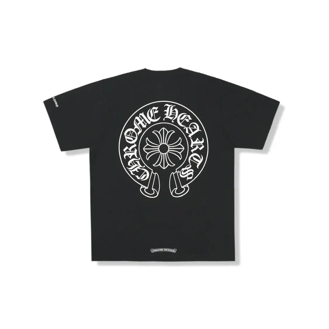 T-shirt logo fer à cheval CH noir - REIMÉ