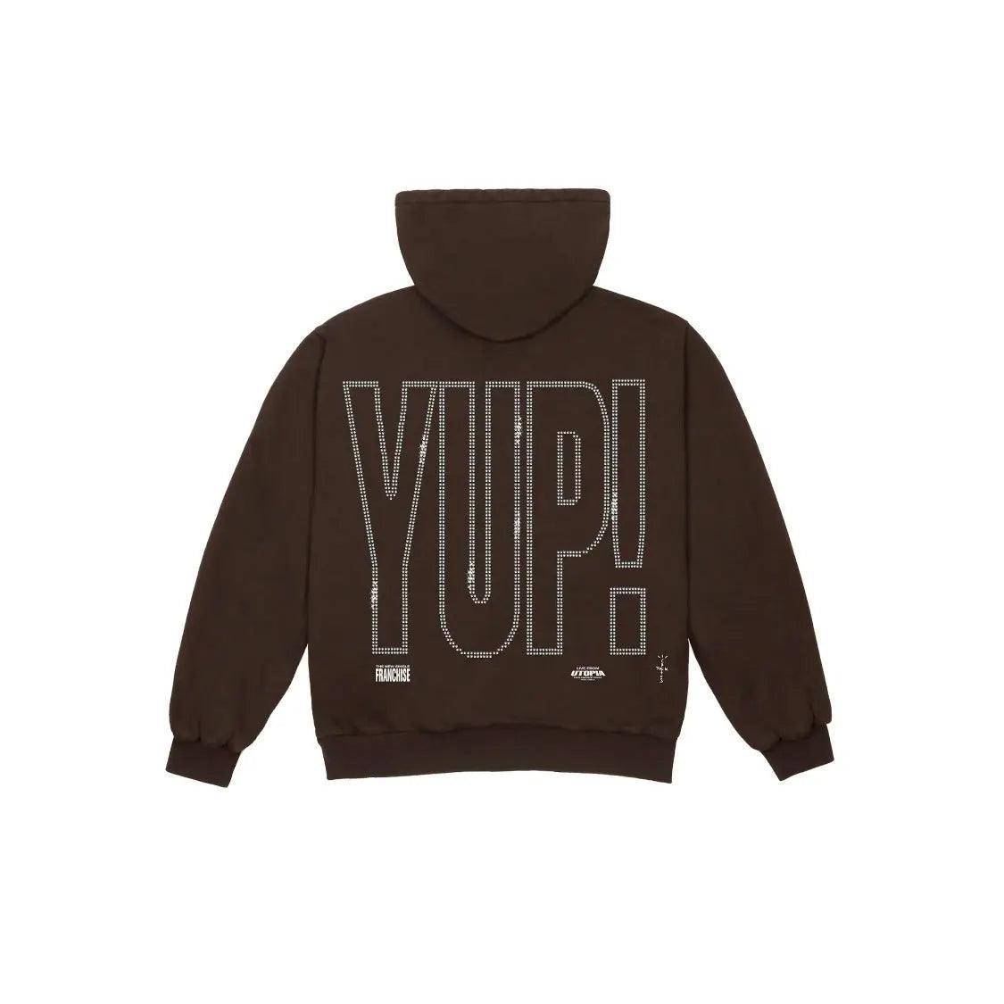 Sweat à Capuche Travis Scott YUP! Hoodie Jack coloris marron - REIMÉ