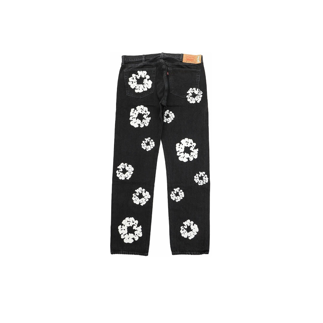 Jean 501 The Cotton Wreath Denim Noir