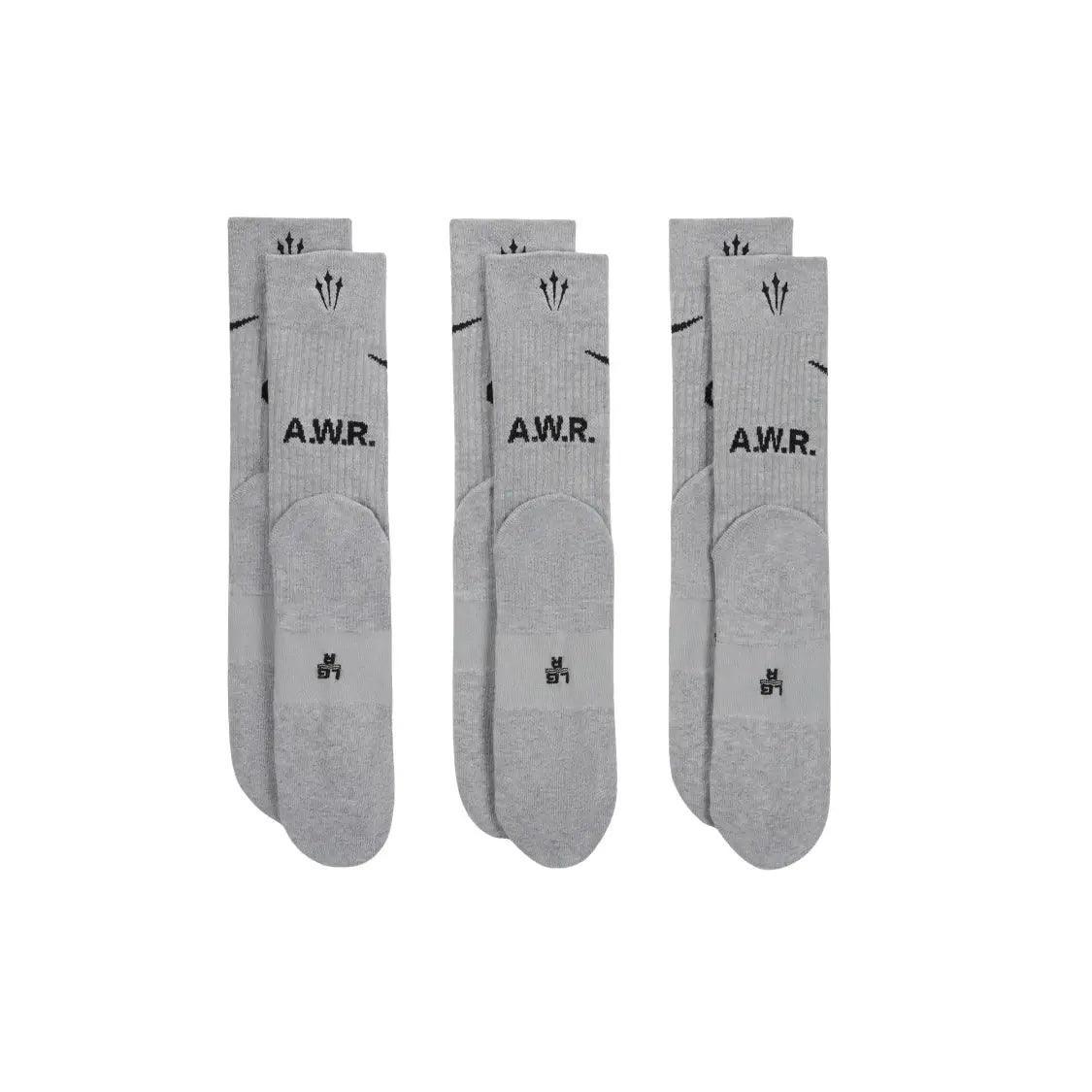 Chaussettes mi-mollet (3 paires) coloris Gris - REIMÉ