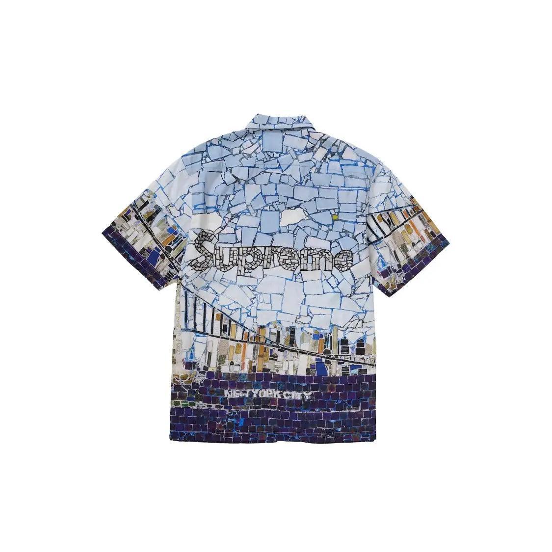 Chemise à motifs Mosaïque New-York City coloris multicolore - REIMÉ