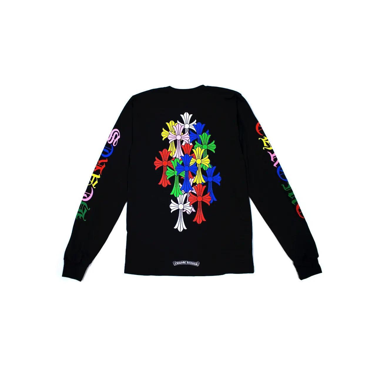 T-shirt à manches longues CH croix multicolore Cemetery coloris Noir - REIMÉ
