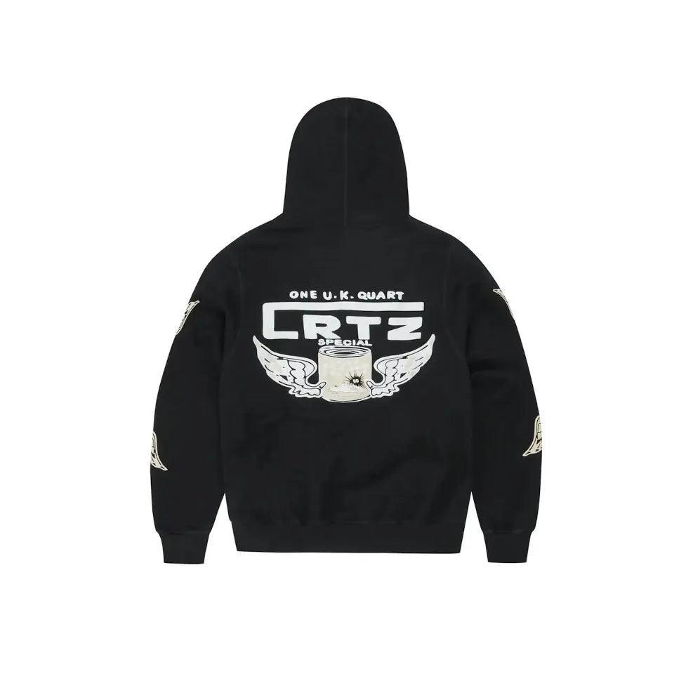 Veste Zipé Gasolina Double Zip Hoodie à Capuche coloris noir - REIMÉ