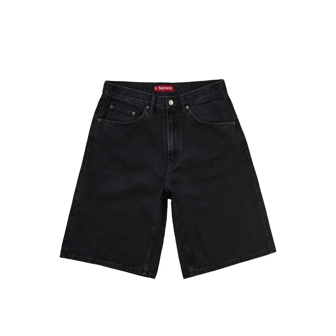 Short en Jean Baggy Denim Short coloris Noir - REIMÉ
