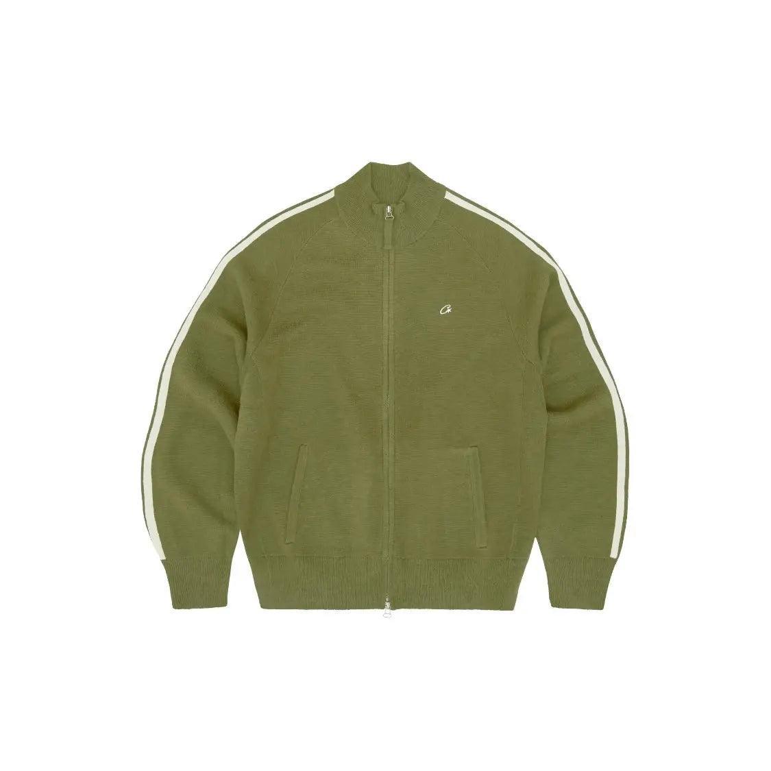 Veste légère Knit Zip Up Fleece coloris vert Olive - REIMÉ