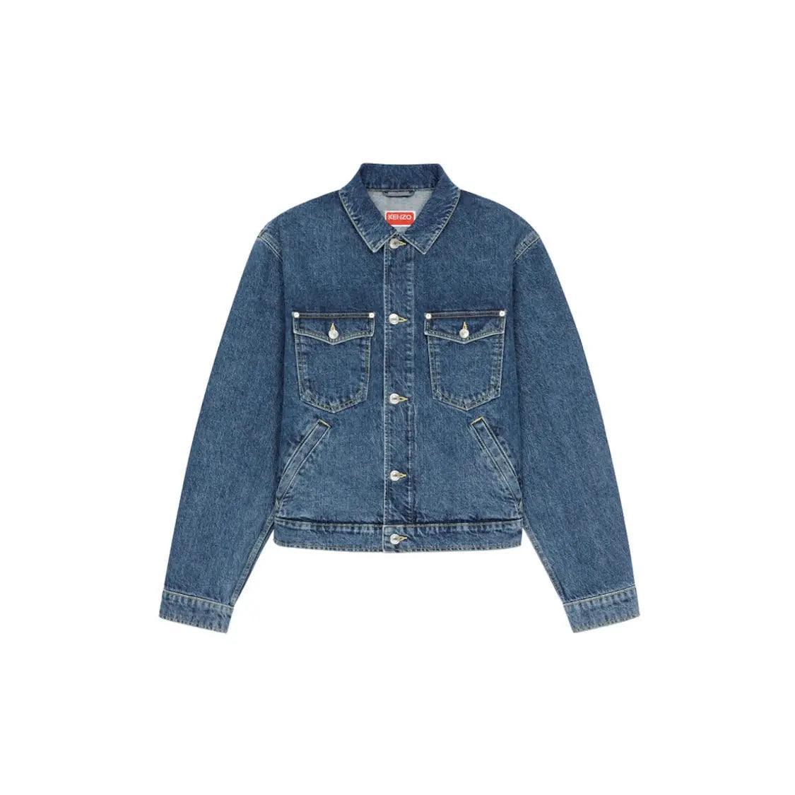 Veste en Denim Boke Flower brodée Jacket - REIMÉ