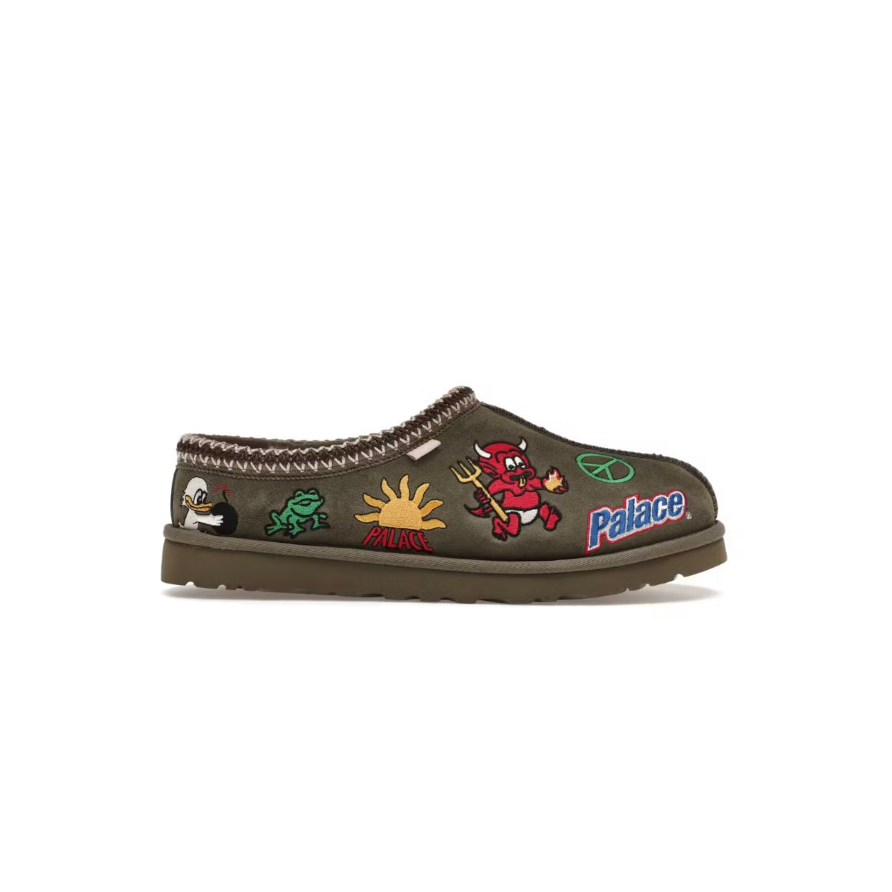 Chaussons Tasman Sandales coloris chocolat