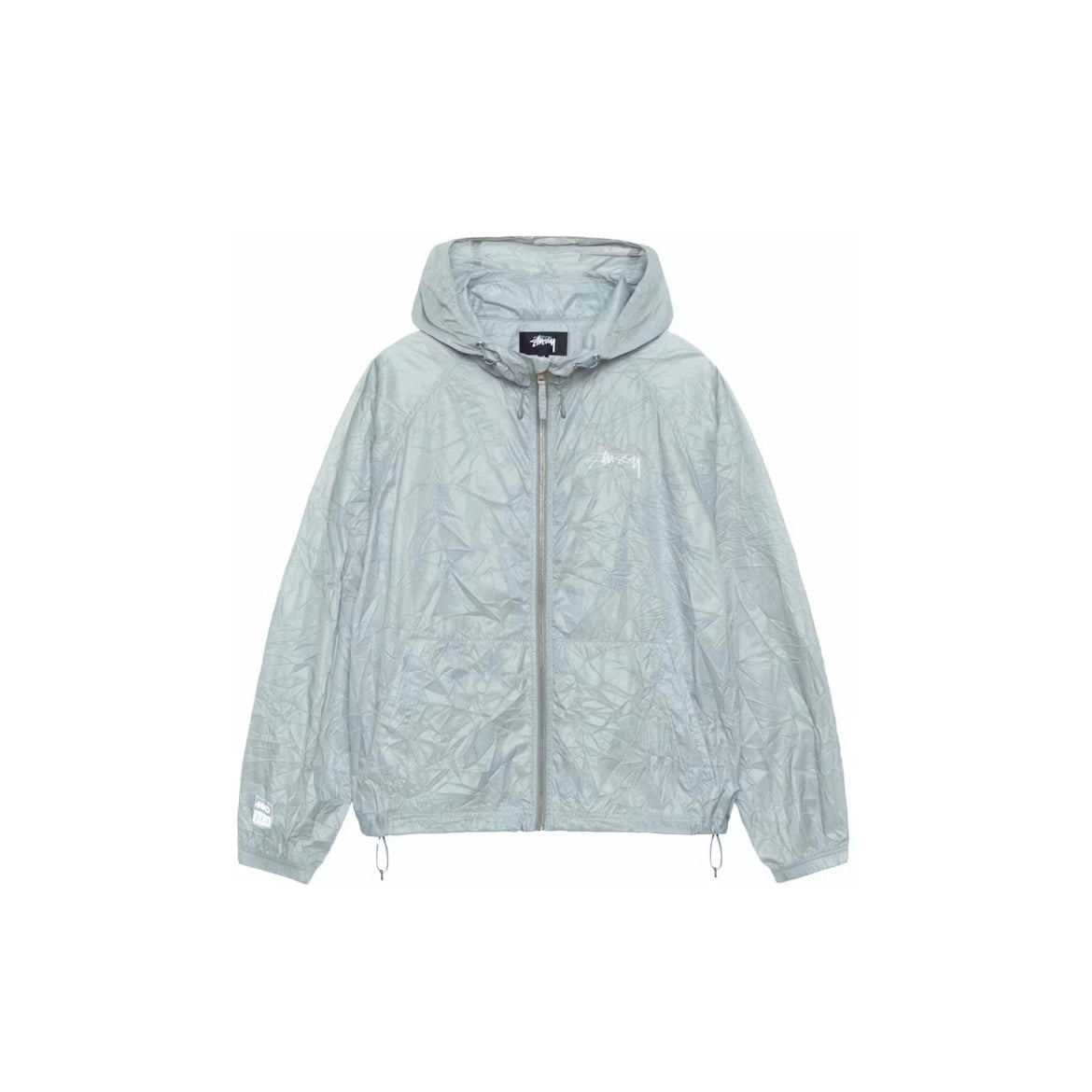 Veste de plage en Nylon Froissé coloris Bleu Ardoise