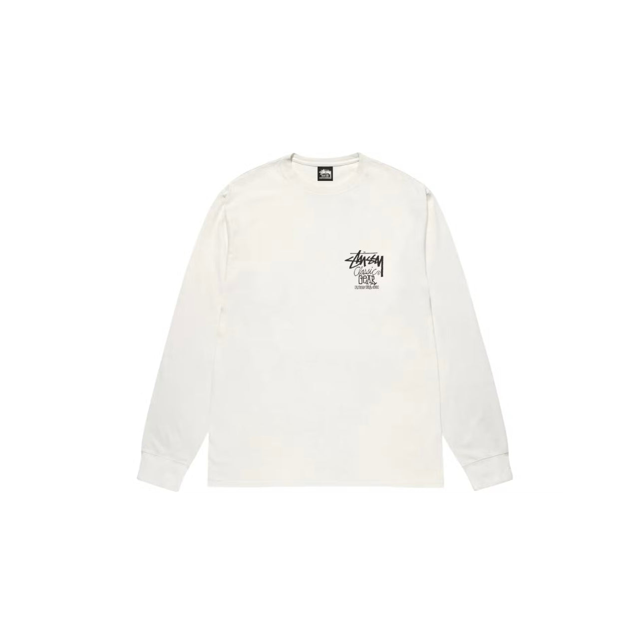 Longsleeve Classic Gear Pigment Dyed Tee coloris Blanc Naturel