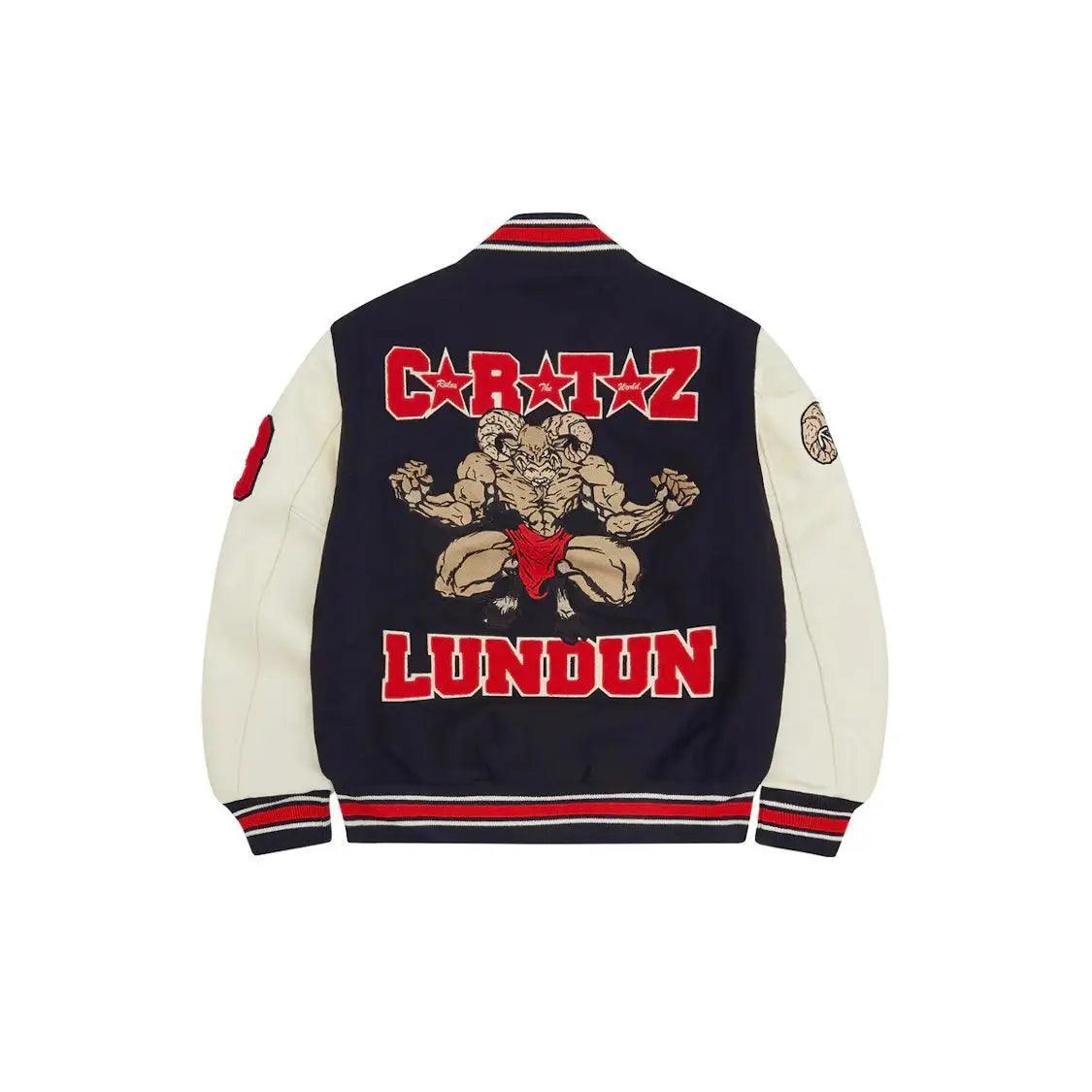 Veste Goat Varsity Jacket coloris bleu marine - REIMÉ