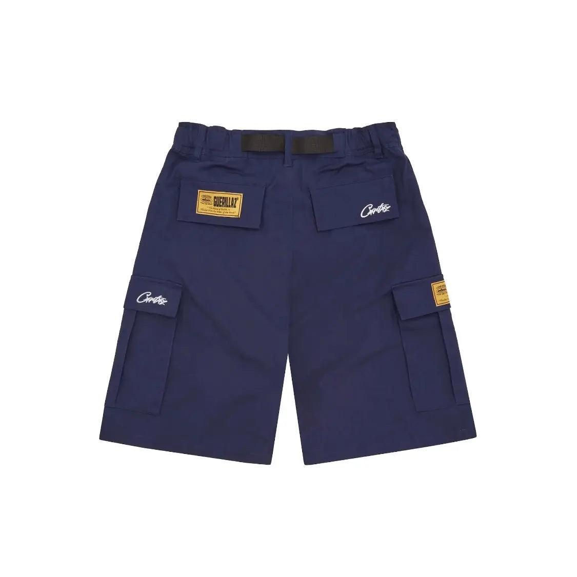 Short Cargo Alcatraz Logo coloris bleu marine - REIMÉ