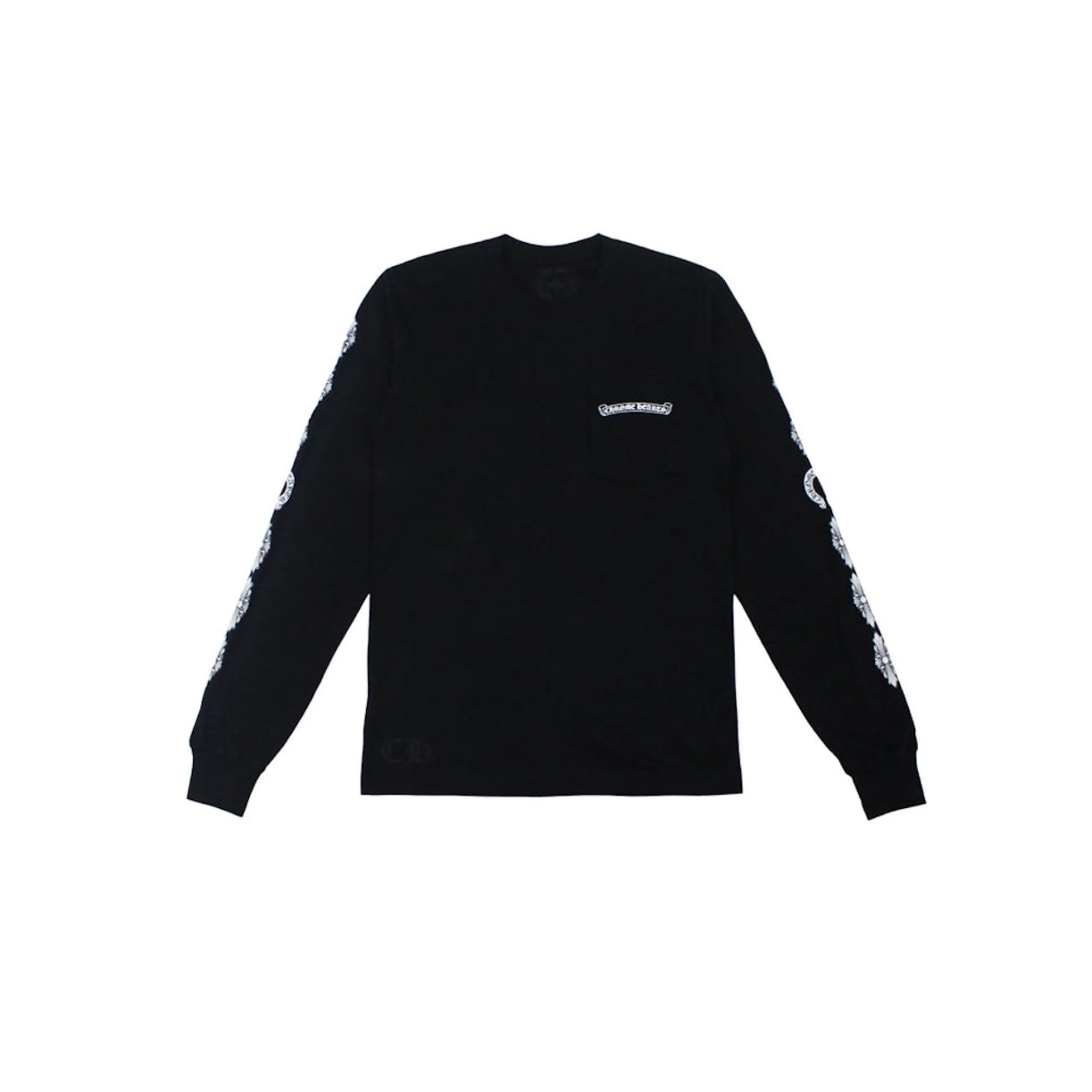 Longsleeve CH Croix de Fleur Noir - REIMÉ