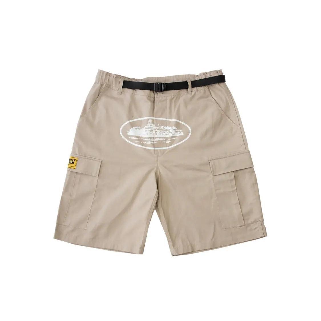 Short Cargo Alcatraz Logo coloris beige - REIMÉ
