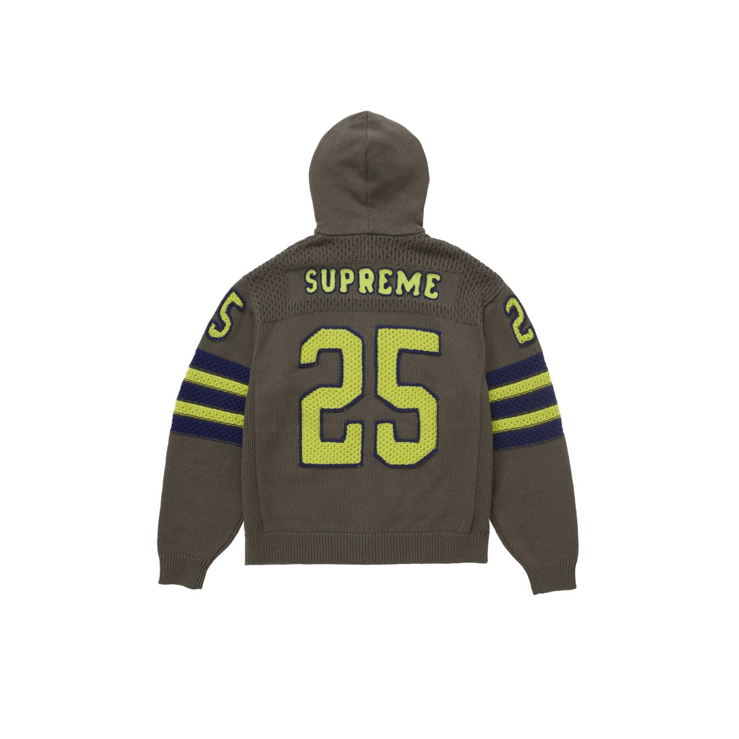 Veste Sport Zip Up FW25 Hooded Sweater coloris Gris foncé