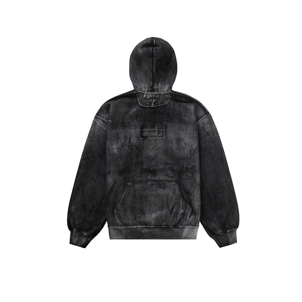 Sweat à Capuche MM6 x Box Logo Hoodie coloris métallisé Noir - REIMÉ