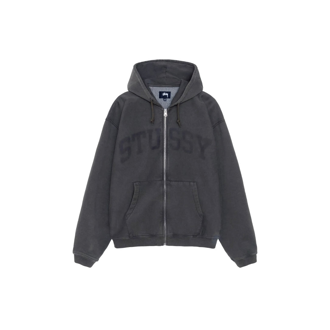 Veste Faded Zip Hoodie Washed Noir - REIMÉ