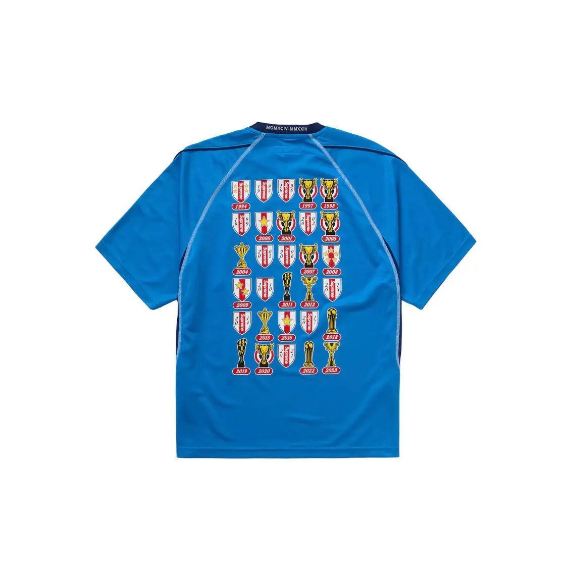 Maillot de Football Jacquard coloris Bleu - REIMÉ