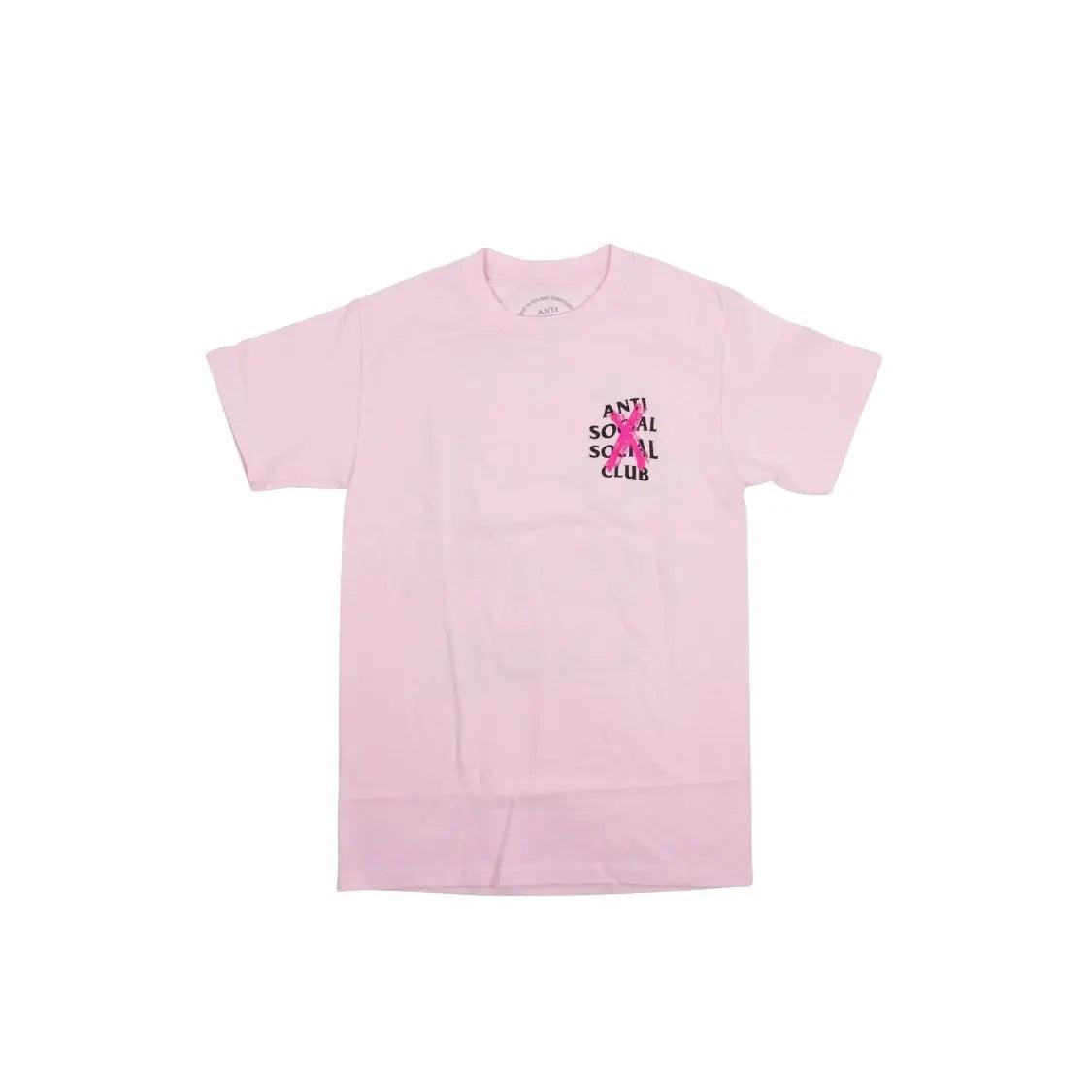 T-shirt Anti Social à logo barré coloris rose - REIMÉ