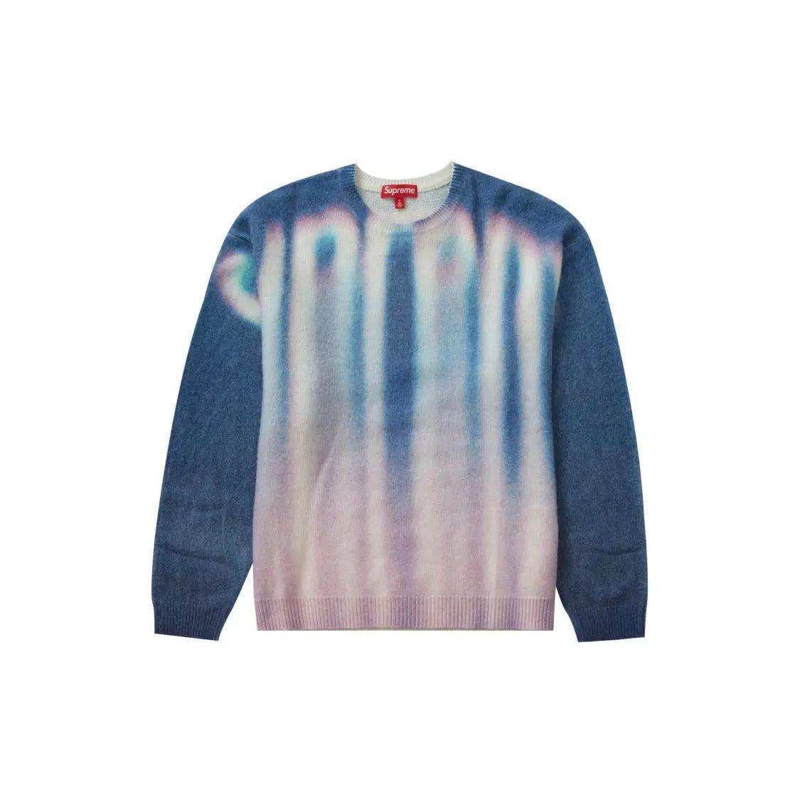 Pull Blurred Logo en coton Bleu - REIMÉ