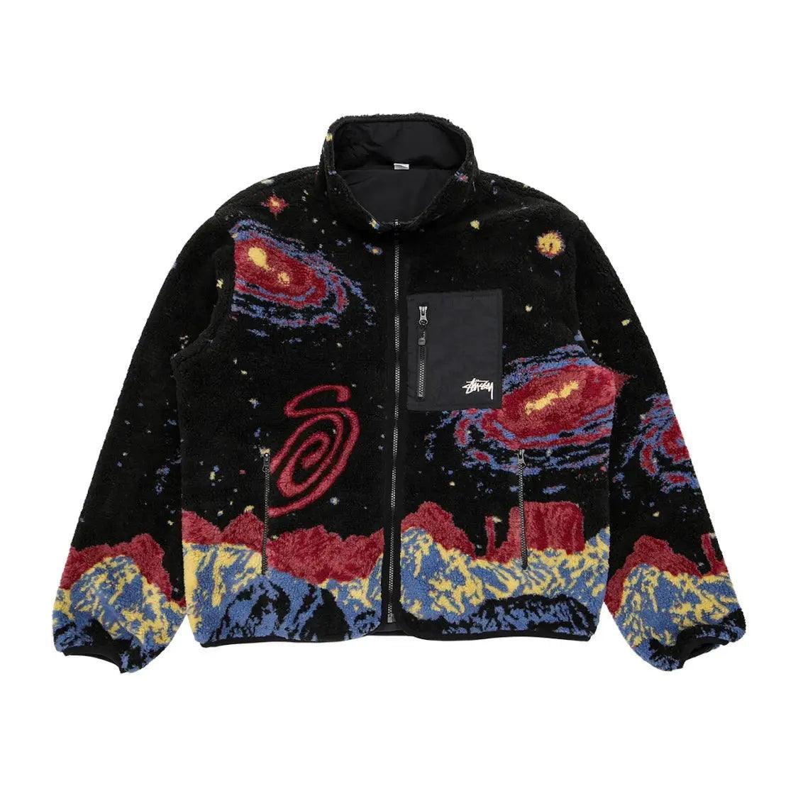 Veste Réversible motif Cosmos noire (M) - REIMÉ