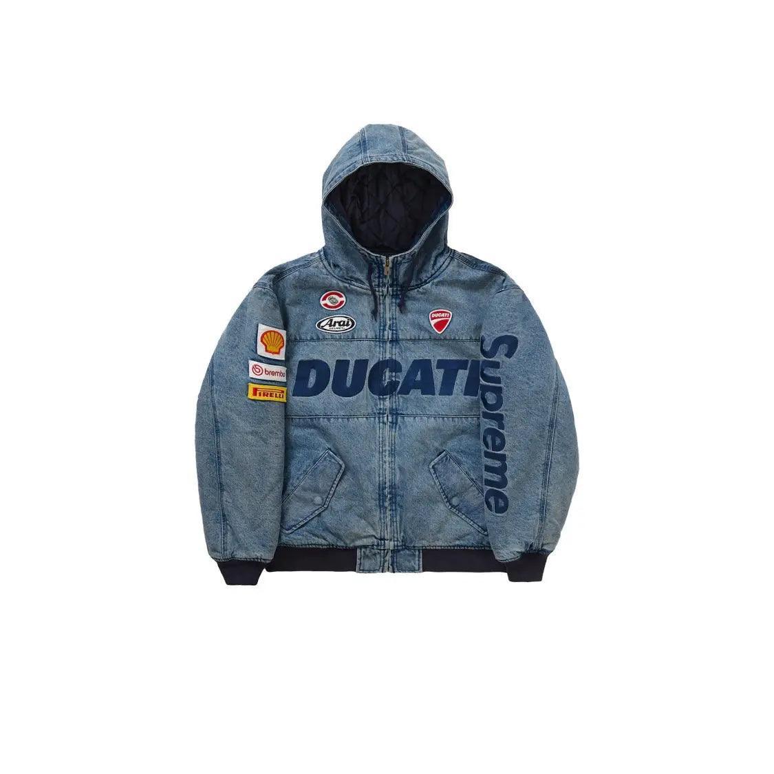 Veste de Travail à Capuche en Denim moto Ducati - REIMÉ