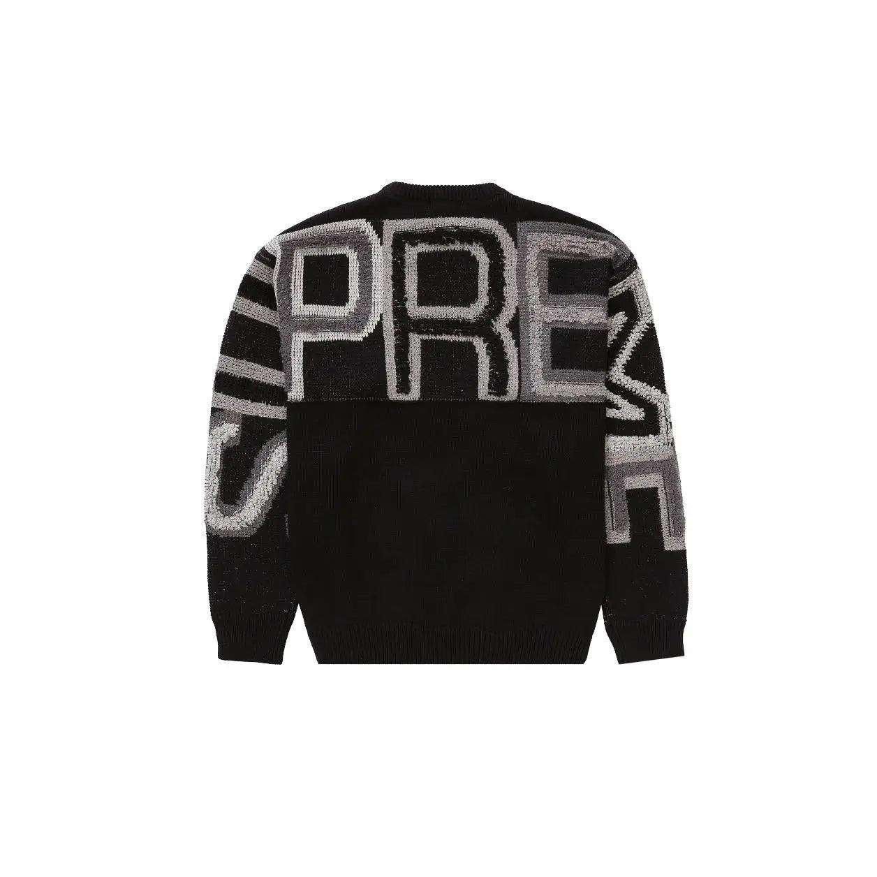 Pull Chenille S Logo coloris Noir - REIMÉ
