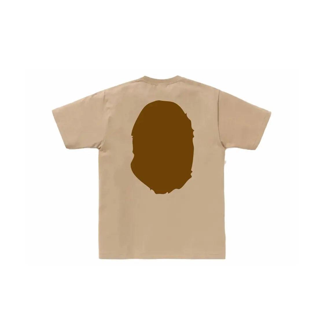 T-shirt beige grand logo tête de singe (S) - REIMÉ