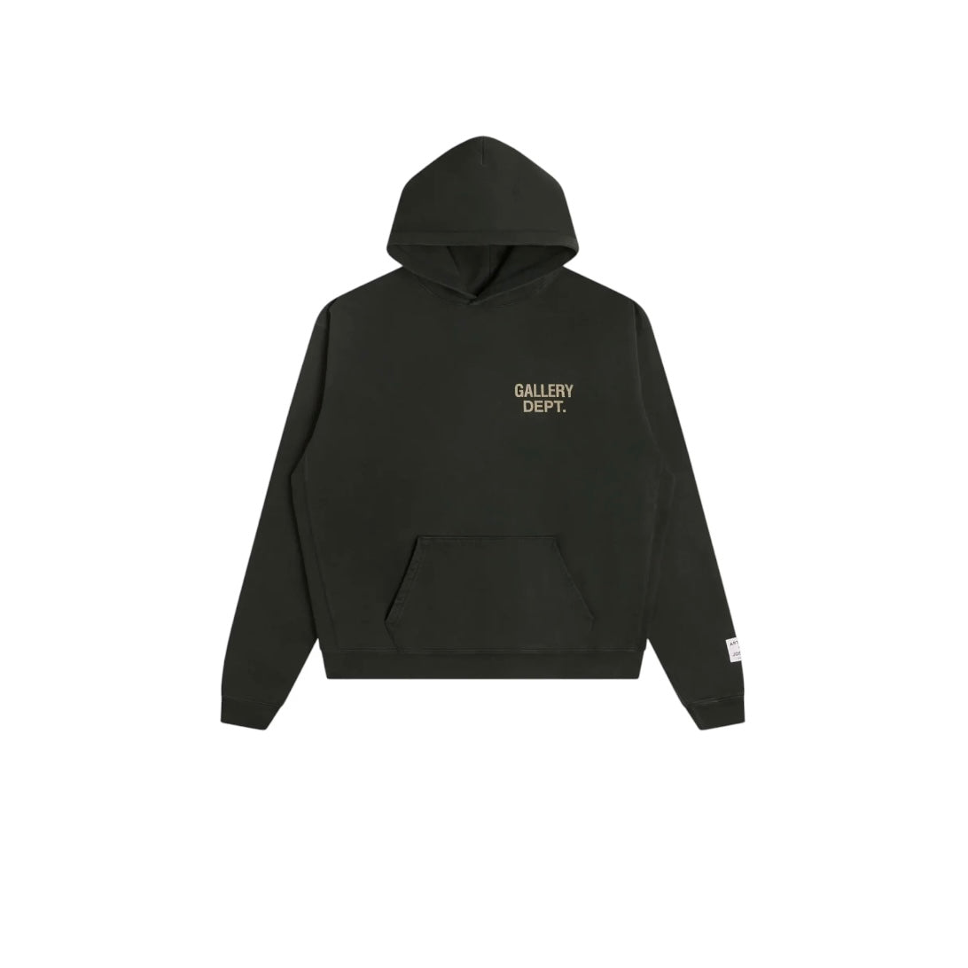 Sweat à Capuche Logo 90’s Hoodie Gallery Vintage Noir